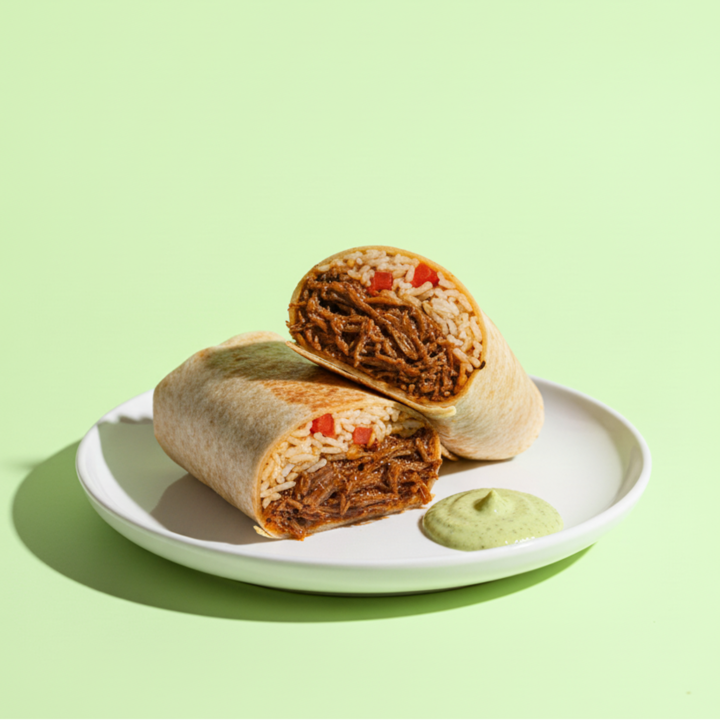 LONG BRAISED BEEF BURRITO