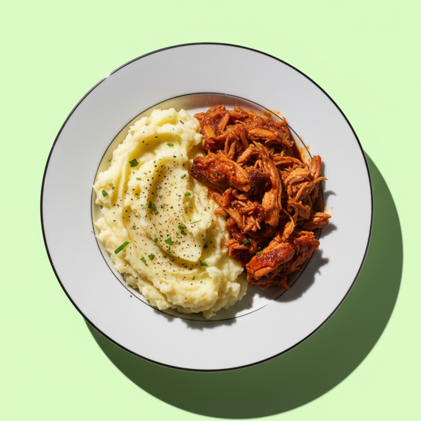 CHICKEN & MASHED POTATOS